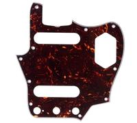 Musiclily Pro 10 Trous 65 60s Pickguard Vintage Plaque de Protection pour Fender américain Jaguar, 4plis Écaille de Tortue