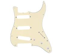 Musiclily Pro 11 Trous 60s 64 Vintage SSS ST Pickguard 3 Plis Crème