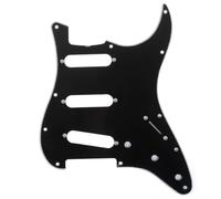 Musiclily Pro 11 Trous 60s 64 Vintage SSS ST Pickguard 3 Plis Noir