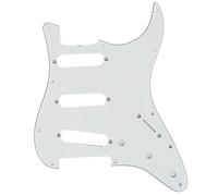 Musiclily Pro 11 Trous 62 Vintage SSS ST Pickguard pour Guitare électrique American Strat 62, 3 Plis Parchemin