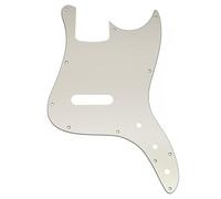 Musiclily Pro 11 Trous Pickguard Basse pour Squier Sonic Bronco Bass, 3 plis Aged White