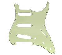 Musiclily Pro 11 Trous ST Guitare Pickguard Plaque de Protection pour Guitare électrique Tagima TG-530 Strat SSS, 3 plis Mint Green