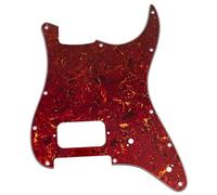 Musiclily Pro 11 Trous ST Pickguard pour Guitare électrique Squier Sonic Strat HT H, 4 plis Vintage Tortoise