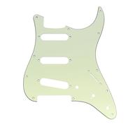 Musiclily Pro 11 Trous ST Pickguard pour Guitare électrique Squier Sonic Strat SSS, 3 plis Mint Green