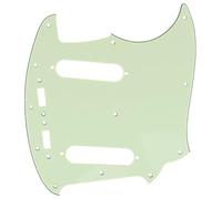 Musiclily Pro 12 Trous Guitare Pickguard Plaque de Protection pour JPN Fender Japan Mustang, 3plis Vert Menthe