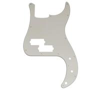 Musiclily Pro 13 Trous Pickguard Basse pour Squier Sonic Precision Bass, 3 plis Aged White