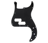 Musiclily Pro 13 Trous Pickguard Basse pour Squier Sonic Precision Bass, 3 plis Noir