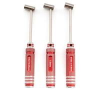 Musiclily Pro 3 Pièces Clé à Pipe Truss Rod en Acier Trempé 6.35mm 7mm 8mm