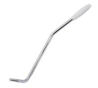 Musiclily Pro 4,8mm Acier Tige de Vibrato à Visser Tremolo Arm pour Guitare électrique Import Strat Type, Chrom avec Embout Blanc