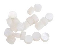 Musiclily Pro 4mm Naturel Perle de Nacre Repères de Touches Inlay Dots de Guitare, White Pearl(Set de 20)