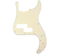 Musiclily Pro 5 Cordes 13 Trous P Bass Pickguard Contemporain pour Fender Precision Bass American, 3Plis Crème