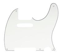 Musiclily Pro 5 Trous TL Pickguard Vintage 3 plis Aged White | Pour Guitare électrique Fender American/Mexican Standard Tele