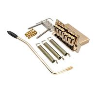 Musiclily Pro 52,5mm Moderne 6-Vis Tremolo Vibrato 36mm Bloc Laiton Solide pour Guitare électrique type Squier Strat, Doré