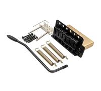 Musiclily Pro 52,5mm Moderne 6-Vis Tremolo Vibrato 36mm Bloc Laiton Solide pour Guitare électrique type Squier Strat, Noir