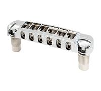 Musiclily Pro 52,5mm Pigtail Style Chevalet Cordier Wraparound pour Guitare électrique Style Les Paul, Chrome