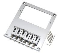 Musiclily Pro 54mm Moderne Humbucker Chevalet Telecaster 6 Pontets Alliage de Zinc pour Guitare électrique Tele Style, Chrome