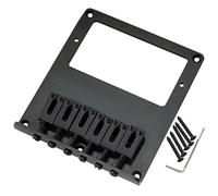 Musiclily Pro 54mm Moderne Humbucker Chevalet Telecaster 6 Pontets Alliage de Zinc pour Guitare électrique Tele Style, Noir