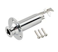 Musiclily Pro 6,35mm Mono Endpin Prise Jack Acoustique Jack Socket Chrome