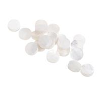 Musiclily Pro 6,35mm Naturel Perle de Nacre Repères de Touches Inlay Dots de Guitare, White Pearl(Set de 20)