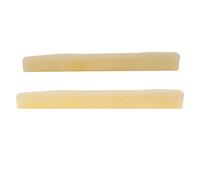 Musiclily Pro 73,66mm Compensé Guitare Acoustique Non Blanchi Sillet Chevalet Os pour Martin Style 6 Cordes (2 Pièces)
