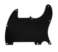 Musiclily Pro 8 Trous Pickguard pour Guitare électrique Squier Sonic Esquire H, 3 plis Noir