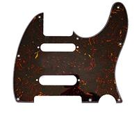 Musiclily Pro 8 Trous SS TL Pickguard Plaque 4 plis Tortoise Shell