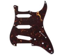 Musiclily Pro 8 Trous ST Pickguard Plaque Protection 4 plis Tortoise Shell | pour Guitare électrique MIJ Fender Japan 57 Vintage Strat