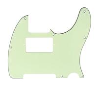 Musiclily Pro 8 Trous TL Pickguard Humbucker Plaque 3 plis Mint Green | pour Guitare électrique Fender USA/Mexique Standard Tele Style Moderne
