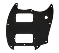 Musiclily Pro 9 Trous Pickguard pour Guitare électrique Squier Sonic Mustang HH, 3 plis Noir