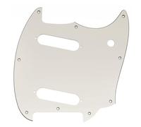 Musiclily Pro 9 Trous Pickguard pour Guitare électrique Squier Sonic Mustang SS, 3 plis Aged White