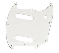 Musiclily Pro 9 Trous Pickguard pour Guitare électrique Squier Sonic Mustang SS, 3 plis Blanc
