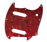 Musiclily Pro 9 Trous Pickguard pour Guitare électrique Squier Sonic Mustang SS, 4 plis Vintage Tortoise