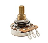 Musiclily Pro B25K Laiton Fin 24 Cannelures Potentiomètre Linéaire Axe Cannelé pour USA Guitare électrique et Basse