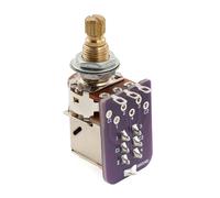 Musiclily Pro B500K PCB Mod DPDT Potentiomètre Push Pull Laiton Métrique Split Standard Shaft 9,5mm Linéaire Taper Pot pour Guitare électrique Basse