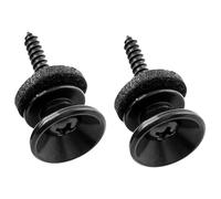 Musiclily Pro Boutons de Sangle de Acier Attache Courroie Noir Lot de 2 | pour Guitare électrique/Acoustique/Basse style Fender
