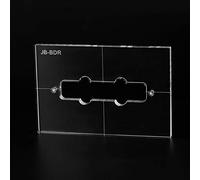Musiclily Pro CNC Acrylique Précis Pickup Routing Template pour Standard Jazz Bass Micro Chevalet