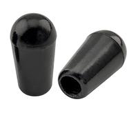 Musiclily Pro Embout de Commutateur pour guitare électrique de style Gibson LP SG, Noir (Lot de 2)