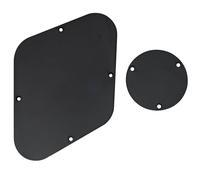 Musiclily Pro Gaucher LP Set Plaques Arrieres et Plaque Inverseur pour China Made Epiphone Les Paul Standard, Noir 1 pli