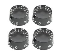 Musiclily Pro Gaucher US Bouton de Potentiomètre Speed Knobs Noir Lot de 4