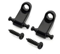 Musiclily Pro Guides Cordes String Trees Retainers pour Guitare électrique Fender American Standard, Noir (Set of 2)
