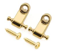 Musiclily Pro Guides Cordes String Trees Retainers pour Guitare électrique Fender American Standard, Doré (Set of 2)