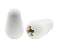 Musiclily Pro Inch Embouts Sélecteur pour Guitare électrique USA Fender Strat/Tele/CRL Switch, Blanc (Lot de 2)