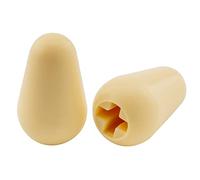 Musiclily Pro Inch Embouts Sélecteur pour Guitare électrique USA Fender Strat/Tele/CRL Switch, Crème (Lot de 2)
