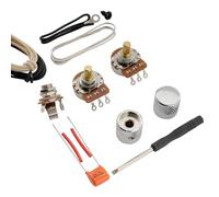 Musiclily Pro Kit Câblage DIY pour Basse électrique Precision Bass type Américain avec Potentiomètres 2A, Jack Nickel