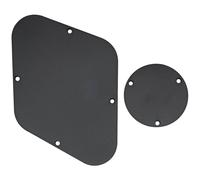 Musiclily Pro LP Set Plaques Arrieres et Plaque Inverseur pour China Made Epiphone Les Paul Standard, Noir 1 pli