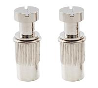 Musiclily Pro M8 Métrique Cordier Studs et Rivets pour Guitare électrique style Epiphone Les Paul, Nickel(Lot de 2)