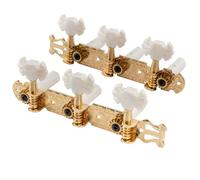 Musiclily Pro Mécaniques 3x3 Style Lyra pour Guitare Classique, Doré Deux Plaques