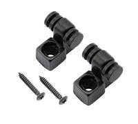 Musiclily Pro Métal String Tree Guides Corde à Rouleau pour Guitare électrique Strat/Tele Style, Noir (Lot de 2)