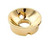 Musiclily Pro Métrique 9mm Acier Plaque Embase de Prise Jack Plate pour Guitare électrique Import Telecaster, Doré