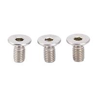 Musiclily Pro Métrique M5X10mm Vis de Montage à tête Fraisée à Six pans Creux en Acier Inoxydable pour Bloc Trémolo Locking Floyd Rose (Lot de 3)